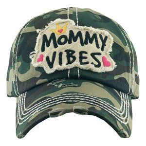 New Cameo Mommy Cap Vibes Distressed Baseball Cap